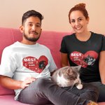 Personalized Best Fur Mom Ever Heart Shaped Pet T-shirt Unisex Shirt Birthday Gift for Dog Cat Lover Owner