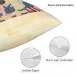 Personalizzato Famiglia Camping Throw Pillow Cover Beach Life Is Better Around The Campfire Regalo di Natale Regalo di compleanno