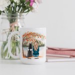 Personalised Life Is Better with a Dog/Dogs White and Colour Inside Ceramic Mug with Name 11oz 15oz Birthday Gift for Dog Lovers
