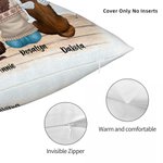 Gepersonaliseerde Life Is Better With Fur Baby Overtrek Verjaardag Kerstcadeau voor hondenliefhebbers
