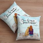 Personalized My Dog Forever In My Heart Throw Pillow Cover Birthday Christmas Gift for Dog Owners