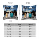 Personalized Enjoy The Starry Sky Together with Dogs Throw Pillow Cover Birthday Christmas Gift for Dog Lovers