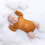 Personalized Little Pumpkin Design Romper with Baby Name Halloween Gift Baby Shower Gift