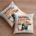 Funda de almohada personalizada Life Is Better With A Dog (La vida es mejor con un perro) Regalo de cumpleaños y Navidad para los amantes de los perro 5