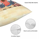 Taie d'oreiller personnalisée Family Beach Camping Let's Go Camping Cadeau de Noël Cadeau de Saint-Valentin