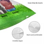 Funda de cojín personalizada Life Is Better With Fur Baby Birthday Christmas Gift for Dog Lovers