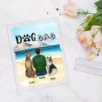 Personalised Dog Dad Acrylic Plaque Home Decoration Birthday Christmas Gift for Pet Owner