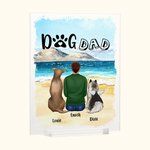 Personalised Dog Dad Acrylic Plaque Home Decoration Birthday Christmas Gift for Pet Owner