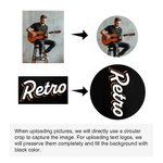 Personalised Full Colour Printed Your Logo Vinyl Record DJ Turntable Mat Gift for Musician Vinyl Lovers