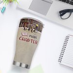 Spersonalizowany zakrzywiony kubek przyjaźni Just One More Chapter 30oz Prezent świąteczny dla kobiet czytających książki
