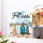 Personalized Enjoy The Landscape Together with Fur Baby Acrylic Plaque Home Decoration Birthday Gift for Pet Owner