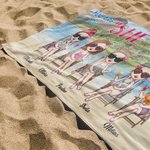 Serviette de plage personnalisée We Are Talking about Friendship on The Beach Cadeaux d'anniversaire pour les amis