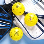 Personalized 40 Holes Pickleball with Name Photo and Logo Birthday Sports Gift for Pickleball Lovers