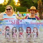 Personalized You Are The She To My Nanigans Beach Towel Birthday Gifts for Friends