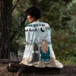 Personalized I Love You To The Moon And Back Blanket Heart-Warming Christmas Birthday Gift for Dog Lovers