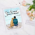 Personalised Colourful Dog & Me Acrylic Plaque Home Decoration Birthday Christmas Gift for Pet Owner