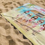 Serviette de plage personnalisée I Love You To The Beach And Back Cadeaux d'anniversaire pour les amis