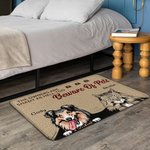 Personalized Beware Of Pets Door Mat Christmas Gift Birthday Gift for Pet Lovers