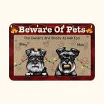 Personalized The Owners Are Shady As Hell Too Door Mat Christmas Gift Birthday Gift for Pet Dog Cat Lover