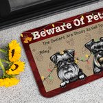 Personalized The Owners Are Shady As Hell Too Door Mat Christmas Gift Birthday Gift for Pet Dog Cat Lover