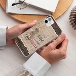 Personalized Just One More Chapter Cell Phone Case with Name Birthday Christmas Reading Gift for Sister Mom Friend Book Lover