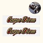 Personalized Name Motorbike Waterproof Helmet Decal Sticker Set of 2 Gift for Motorbike Lovers