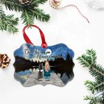Spersonalizowany ceramiczny ornament w kształcie księżyca z gwiazdami dla wielbicieli zwierząt Raz przy mnie na zawsze w moim sercu