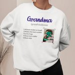 Personalized Word Meaning Definition T-shirt Sweatshirt with Photo Multicolor Available Birthday Christmas Gift for Family Grandparents