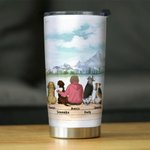Personlig hundmamma/pappa 20 oz rostfritt stål dricksglas med namn Födelsedag julklapp för hundälskare