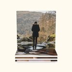 Personlig 2 PCS Square Photo Ceramic Drink Coaster med korkstøtteputer Husoppvarmingsjubileumsgave til parfamilie