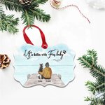 Personalized Fur Baby Pet Theme Irregular Shape Ceramic Ornament Memorial Gift for Pet Lovers Owners