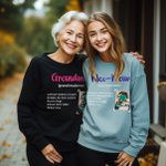 Personalized Word Meaning Definition T-shirt Sweatshirt with Photo Multicolor Available Birthday Christmas Gift for Family Grandparents