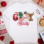 Personalized Mama Gigi Christmas Santa Sweatshirt Hoodie T-shirt with Children Name Christmas Mother’s Day Gift for Mom Grandma