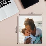 Personalised Rectangle Photo Mouse Pad Smooth and Washable Desk Computer Office Accessory Best Friend Cworker Gift