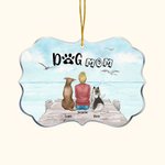 Personalized under the Blue Sky for The Rest of Our Lives Pets Irregular Shape Acrylic Ornament Christmas Gift for Friends