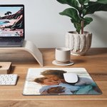 Personalised Rectangle Photo Mouse Pad Smooth and Washable Desk Computer Office Accessory Best Friend Cworker Gift