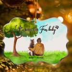 Personalized Life Is Better With Fur Babies Dosg Irregular Shaped Acrylic Ornament Birthday Gift for Friends