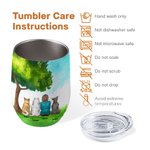 Personalized Life Is Better Wine Tumbler Food Grade Stainless Steel Birthday Christmas Gift for Dog Lovers