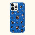 Custodia colorata personalizzata per telefono con foto di animali domestici Regalo di Natale Regalo commemorativo Regalo di compleanno per chi ama gli animali domestici