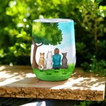 Personalized Life Is Better Wine Tumbler Food Grade Stainless Steel Birthday Christmas Gift for Dog Lovers