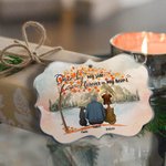 Personalized Once By My Side Forever In My Heart Acrylic Ornament Christmas Memorial Gift for Friends