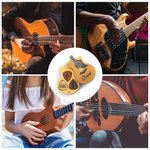 Plettri per chitarra in legno personalizzati con custodia incisa e scatola di supporto Regalo di compleanno per chitarrista musicista