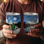 Personalised I Love You To The Moon And Back Wine Tumbler Stainless Steel Birthday Gift for Dog Pet Lovers