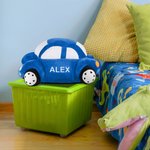 Peluche Personnalisée Voiture Oreiller Jouet doux et câlin pour Garçons Filles Bébés