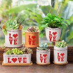 Vaso da fiori personalizzato Love Grows Here con 1-10 nomi Festa dei nonni Ringraziamento Regalo di compleanno per i nonni Madre