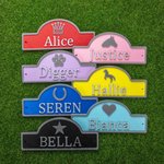 Panneau de porte personnalisé en PLA 3D Cheval