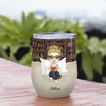 Henkilökohtainen Vain yksi luku 12oz Wine Tumbler lukeminen lahja joululahja syntymäpäivälahja lahja kirjan ystäville
