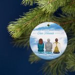 Personalized Your Wings Were Ready But My Heart Was Not Ceramic Ornament Christmas Memorial Gift for Family Friends
