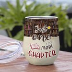 Henkilökohtainen Vain yksi luku 12oz Wine Tumbler lukeminen lahja joululahja syntymäpäivälahja lahja kirjan ystäville