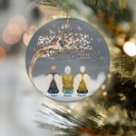 Personalized I Am Always With You Ceramic Ornament Christmas Memorial Gift for Family Friends